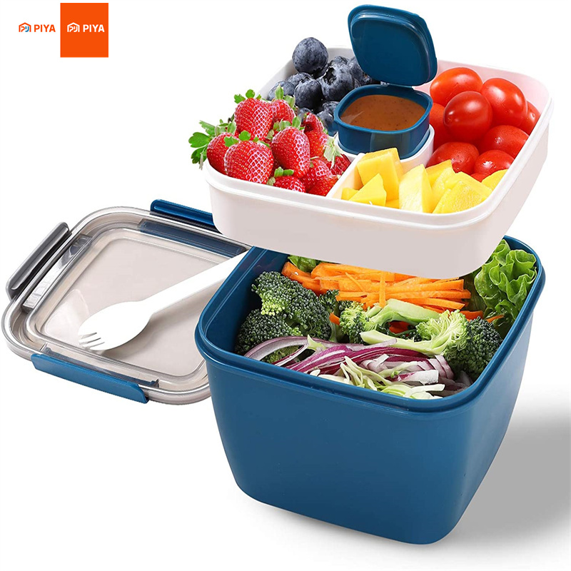 Food Storage Drawer Organizer - Портативный контейнер для обеда для салата,