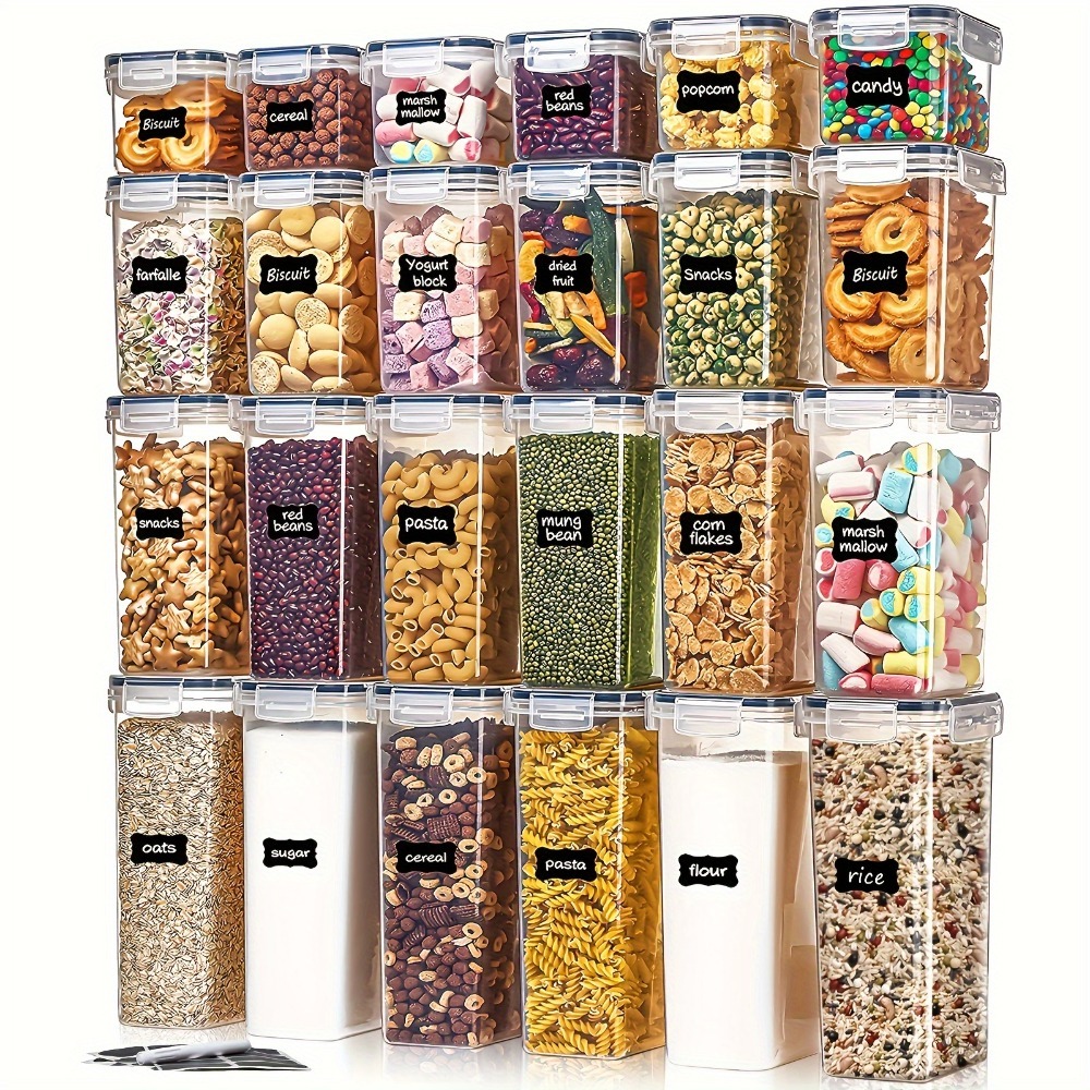 Food Storage Containers With Lids - Набор из 24 контейнеров для хранения