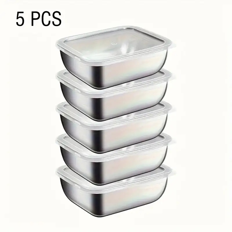 Food Storage Stackable Containers - Набор из 5 контейнеров для хранения