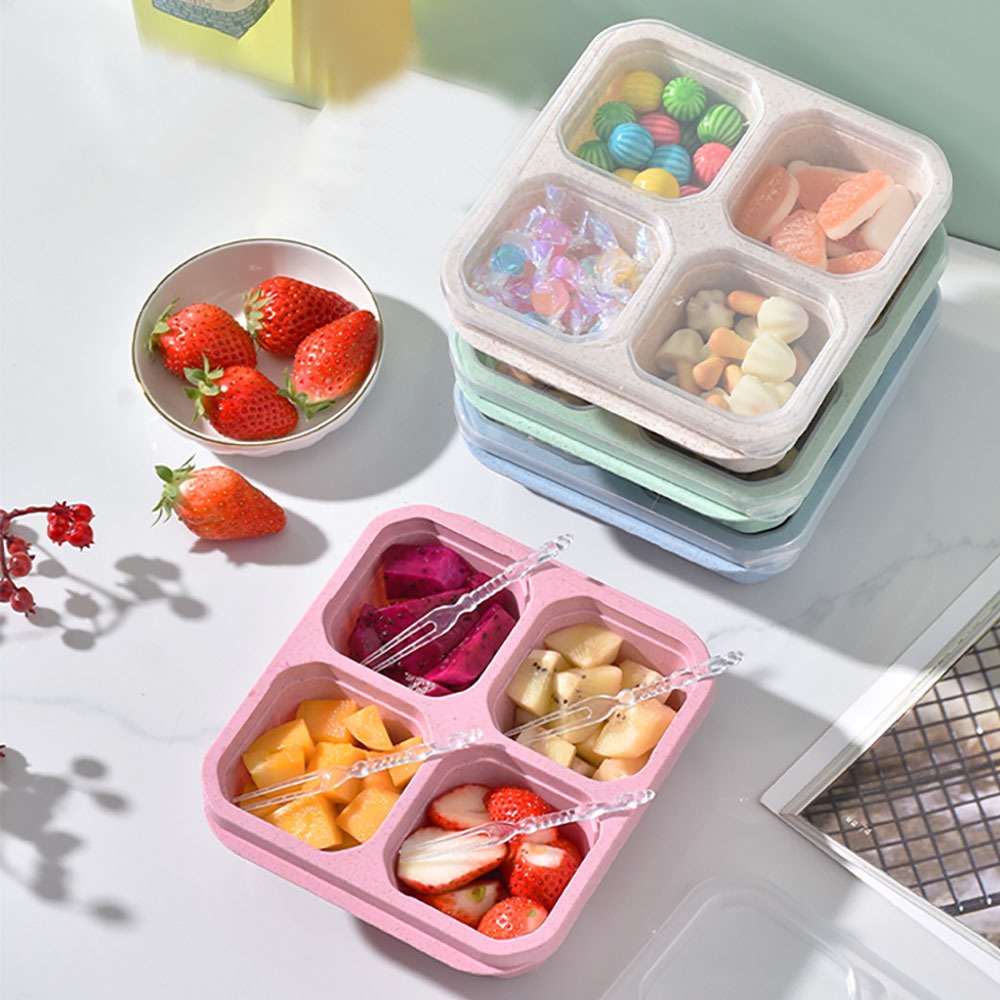 Food Storage Drawer Organizer - Многоразовый контейнер для еды из пшеничной