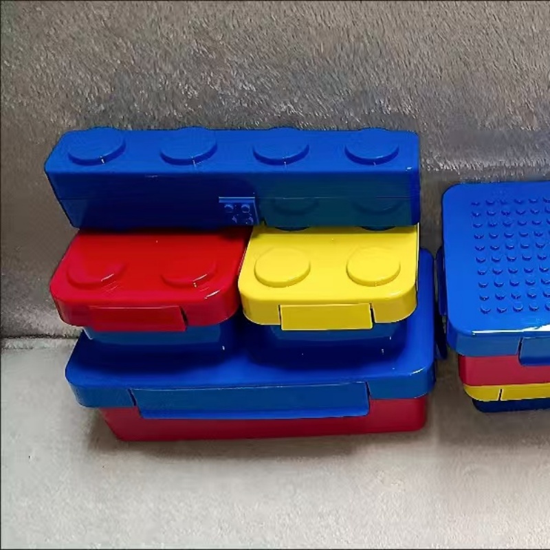 Food Storage Building - Креативный забавный строительный блок, коробка для