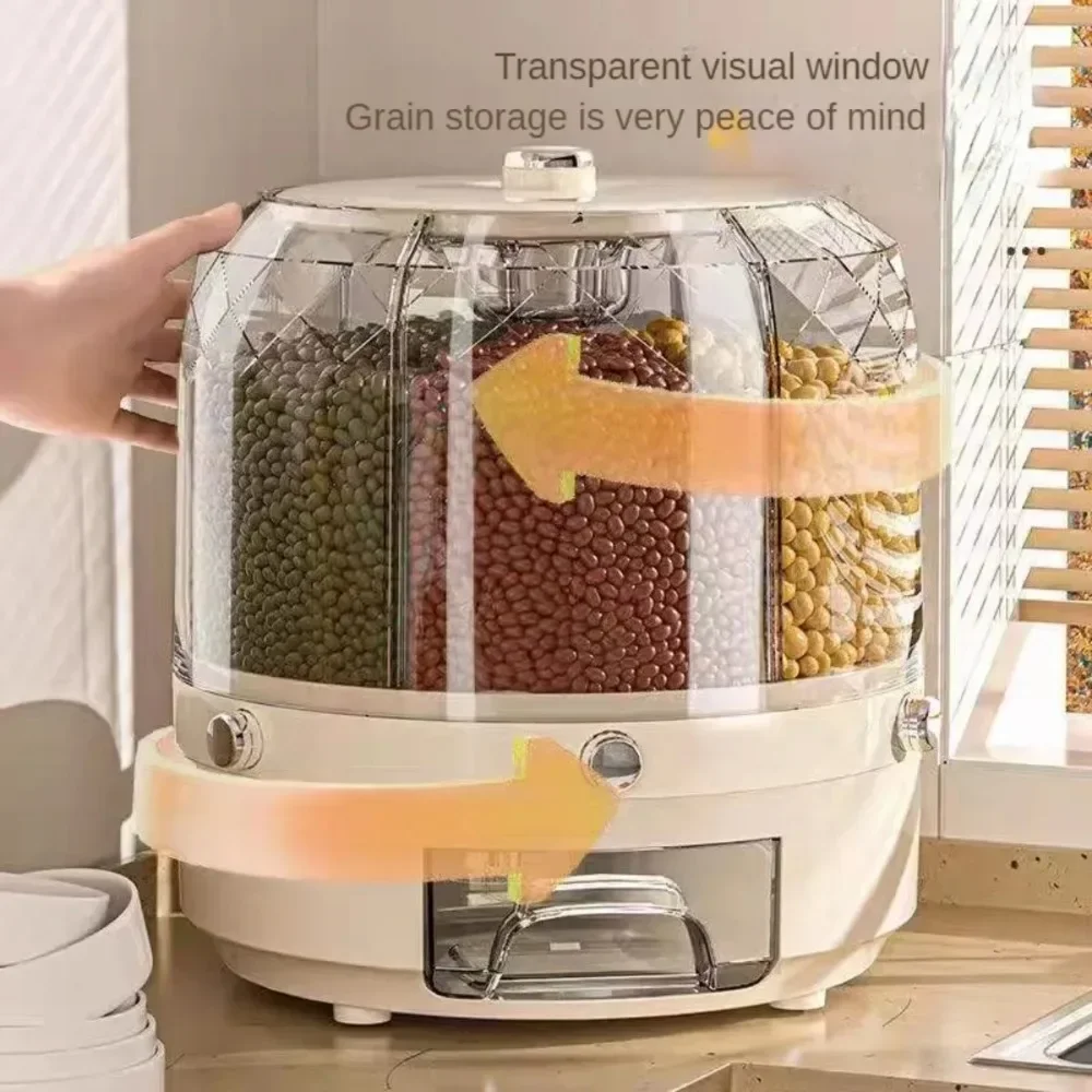 Food Storage Large Plastic Containers - Диспенсер для круп пищевого класса с