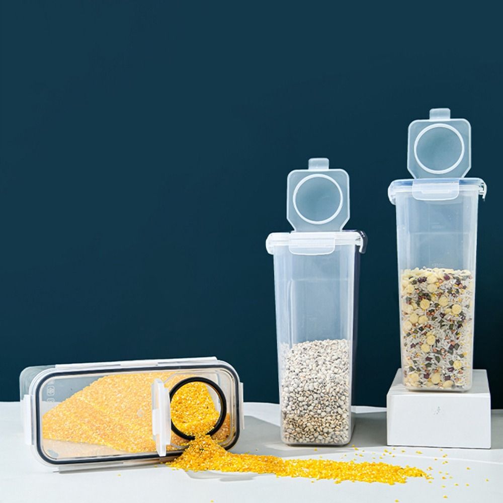 Food Storage Large Plastic Containers - Пластиковый контейнер для хранения круп, прозрачный