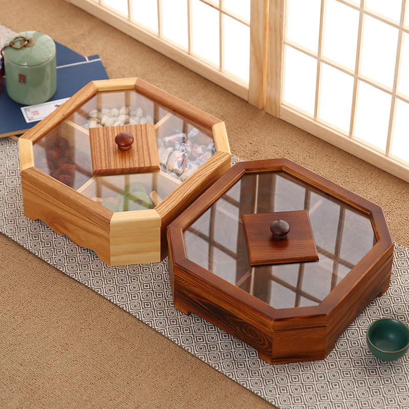 Food Storage Jars With Wooden Lids - Новая деревянная коробка для хранения конфет