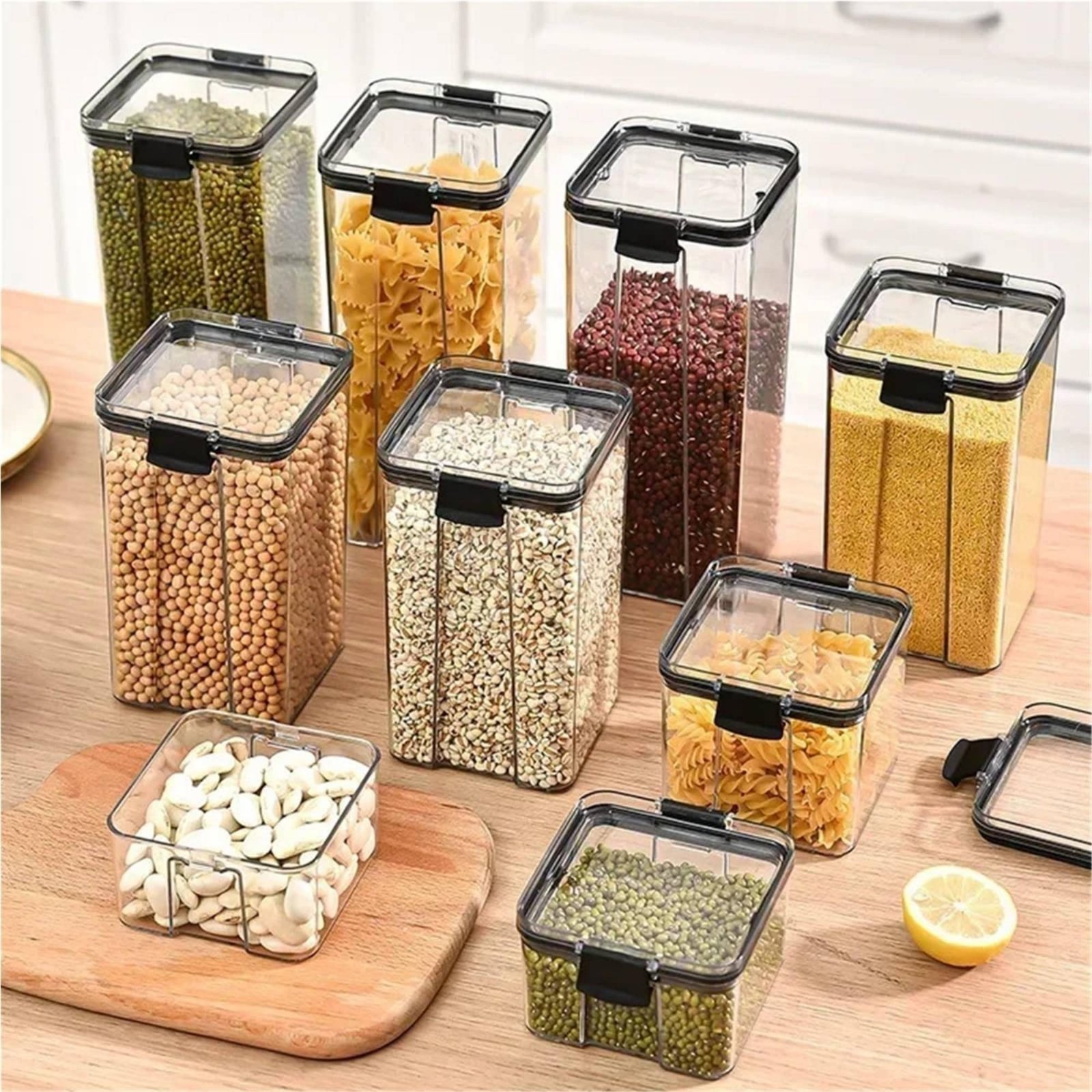 Герметичный контейнер для хран – обзор и цена Food Storage Jars Plastic