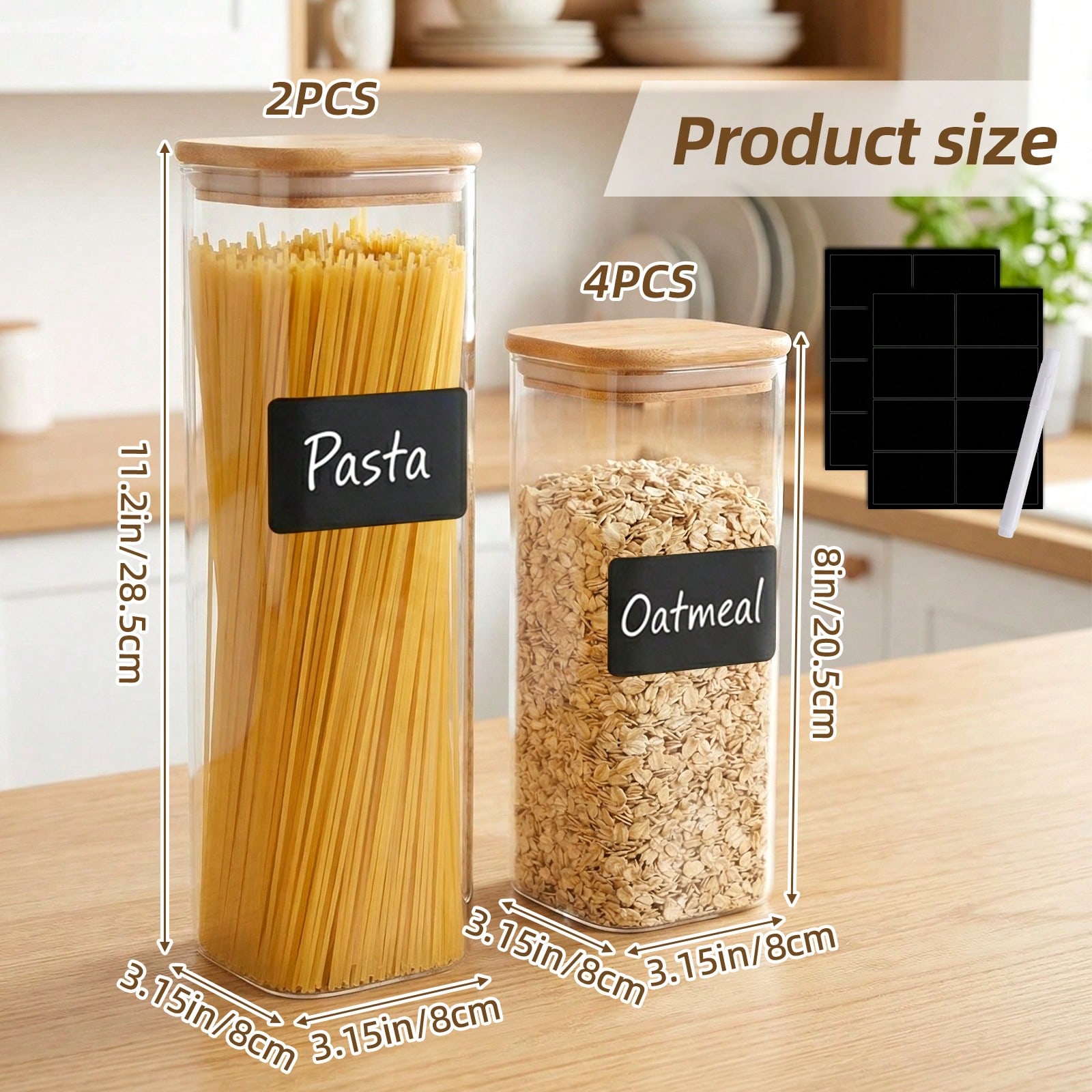 6/12 шт. стеклянных контейнеро – обзор и цена Food Storage Organization