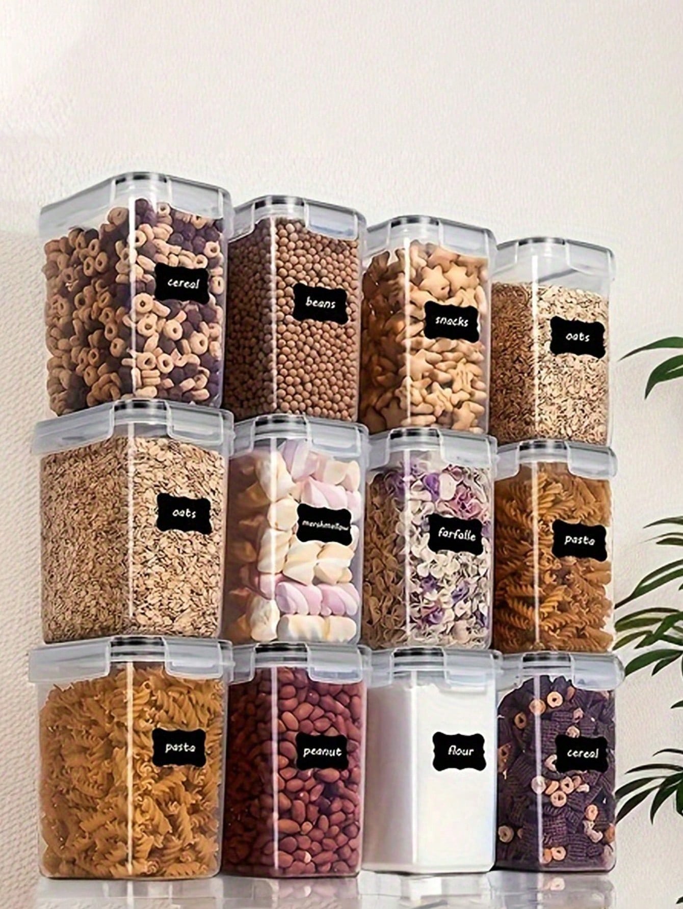 Набор из 48 герметичных контей – обзор и цена Food Storage Organization
