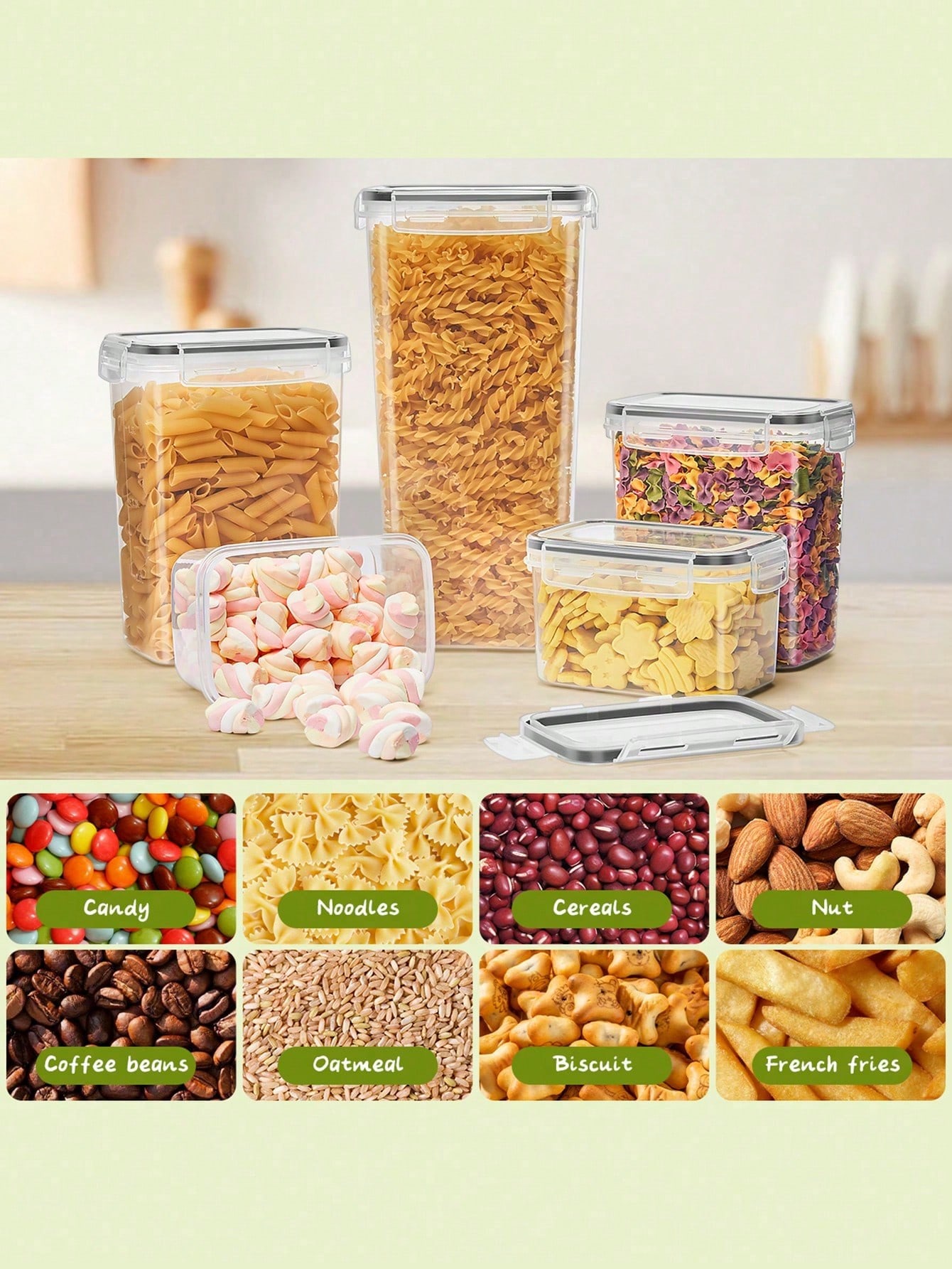 Набор из 48 герметичных контей – обзор и цена Food Storage Organization