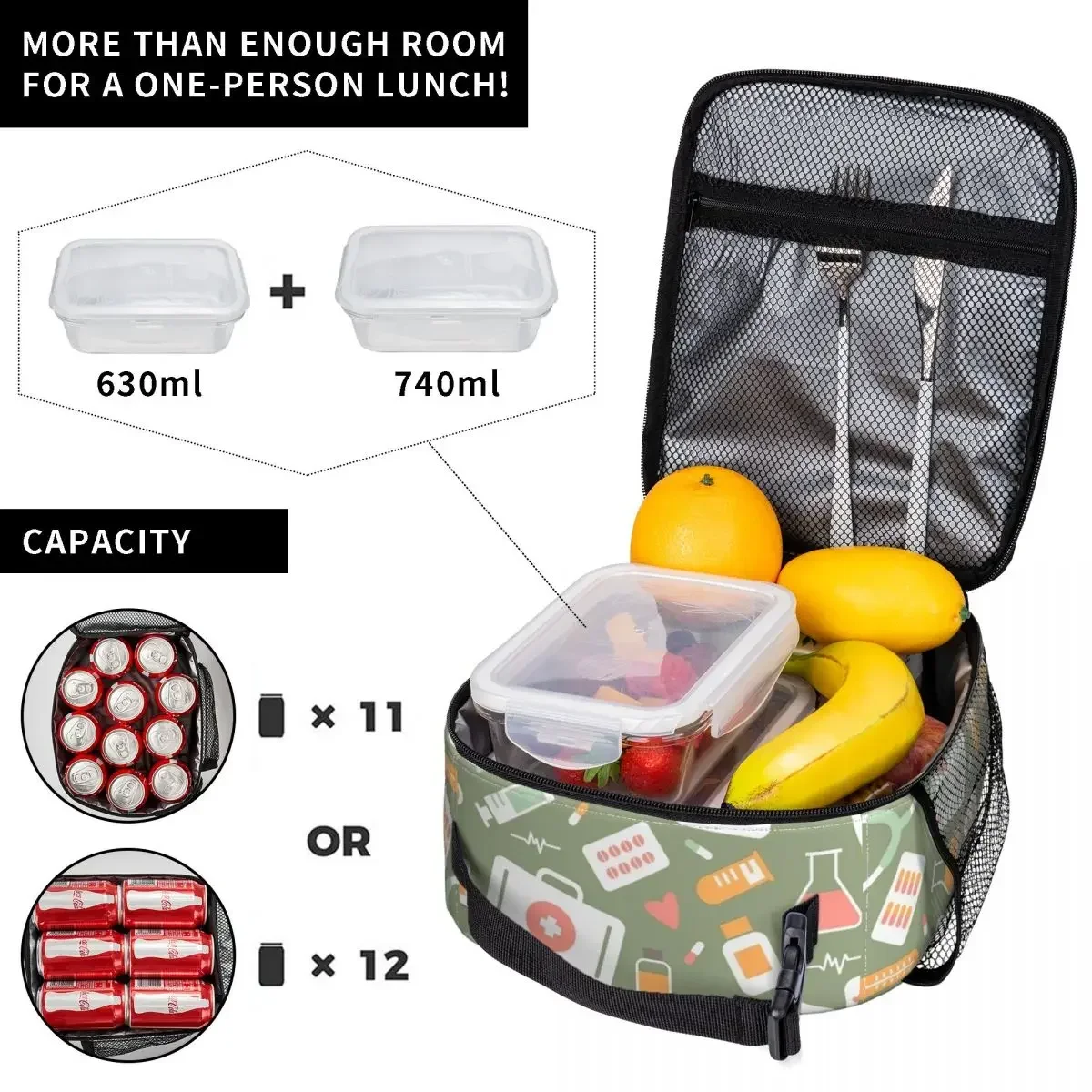 Термосумка для обеда с рисунко – обзор и цена Food Storage Zipper Bags
