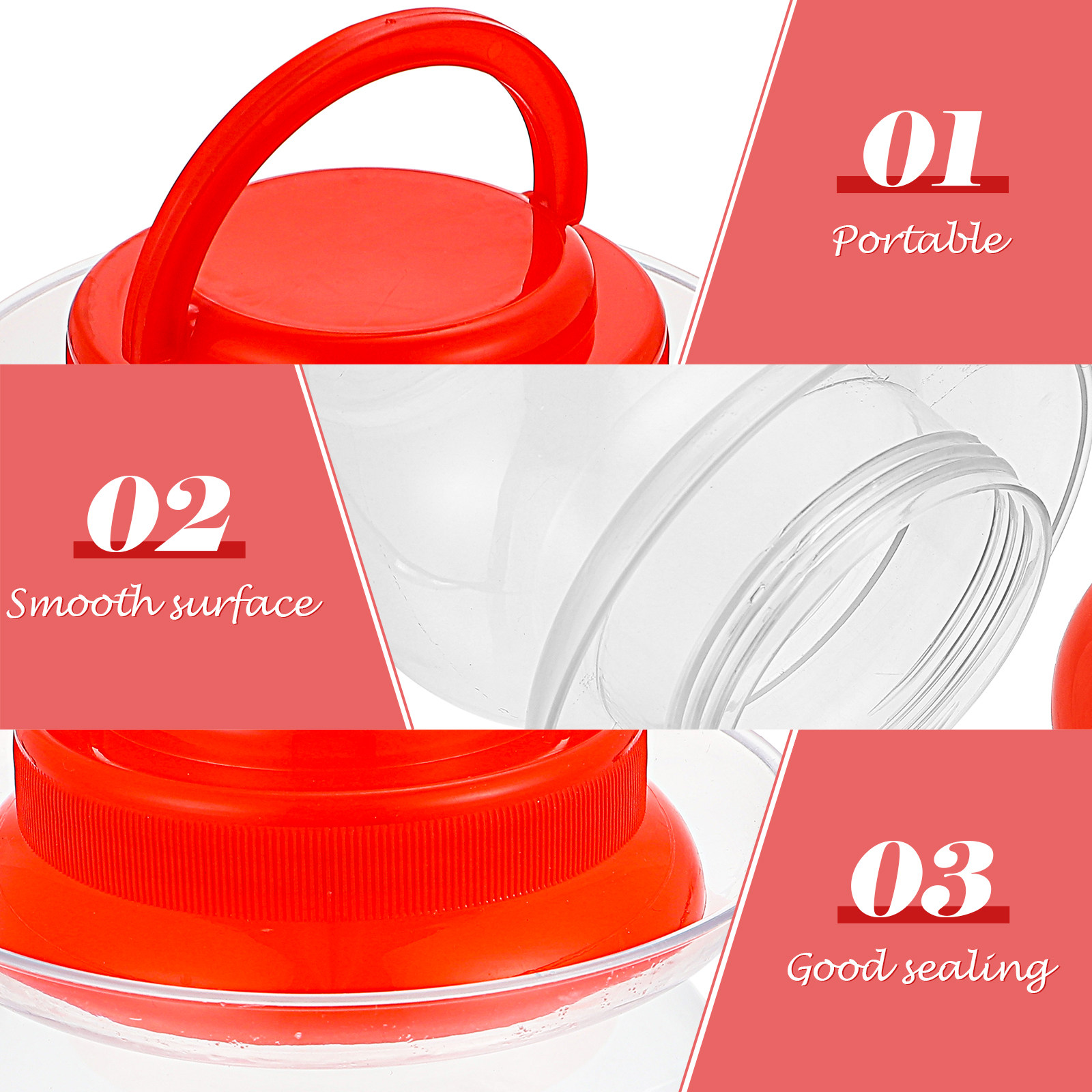 2 шт. пластиковые банки для хр – обзор и цена Food Storage Jars Plastic