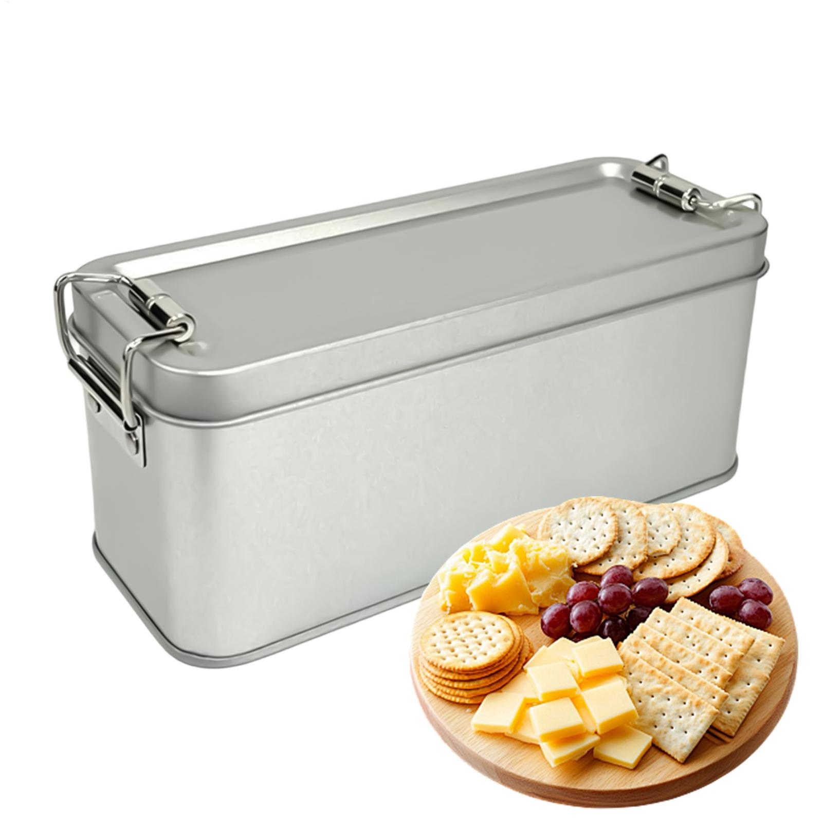Прямоугольная жестяная коробка – обзор и цена Portion Control Container