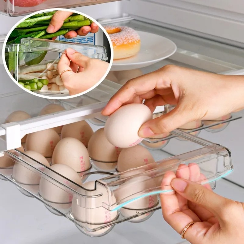 Прозрачный органайзер для фрук – обзор и цена Food Storage Drawer Organizer