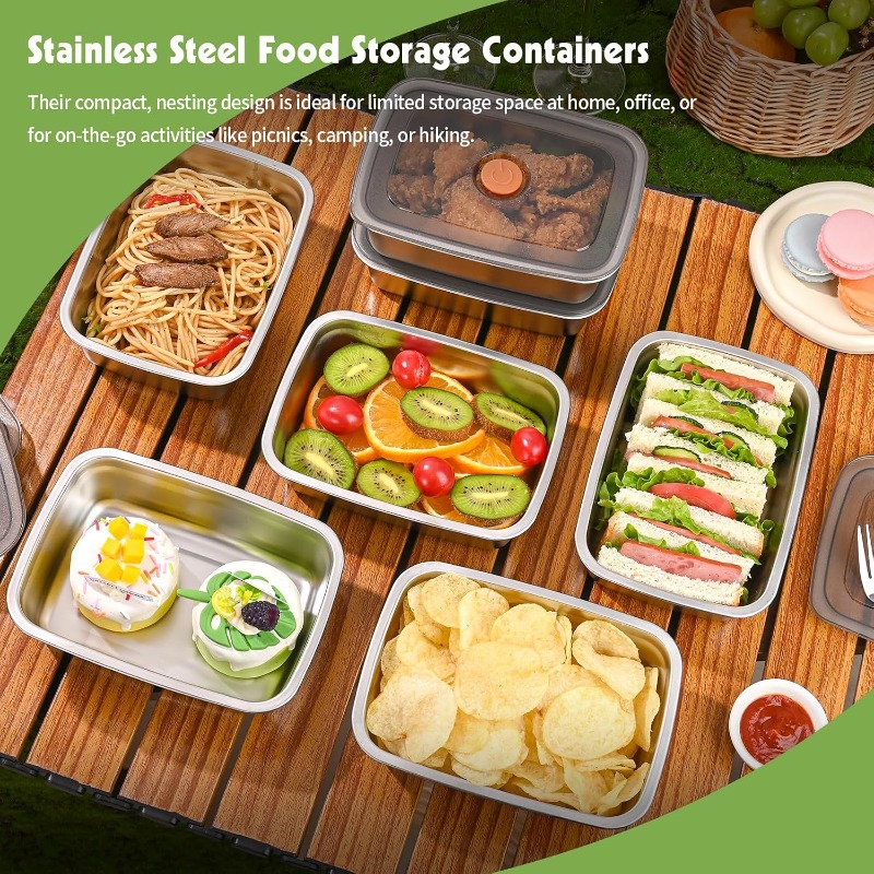 Ланч-бокс из нержавеющей стали – обзор и цена Food Storage Box Large