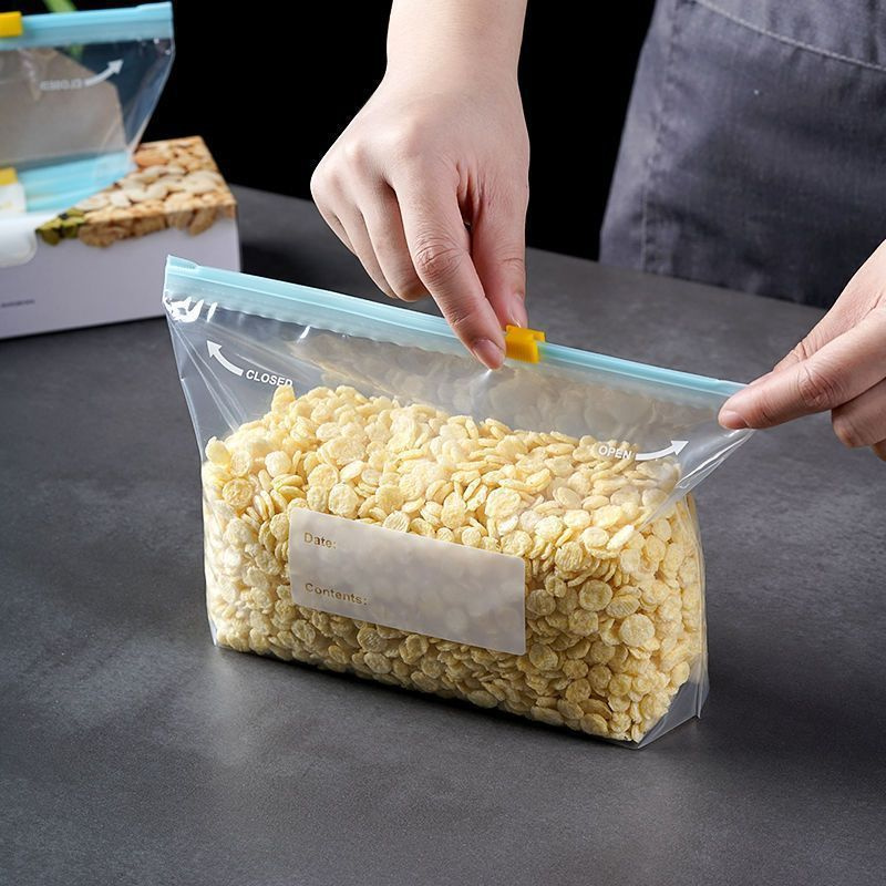100 шт., слайдер-галон, пакеты – обзор и цена Food Storage Zipper Bags