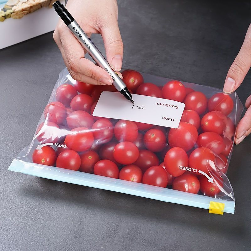 100 шт., слайдер-галон, пакеты – обзор и цена Food Storage Zipper Bags