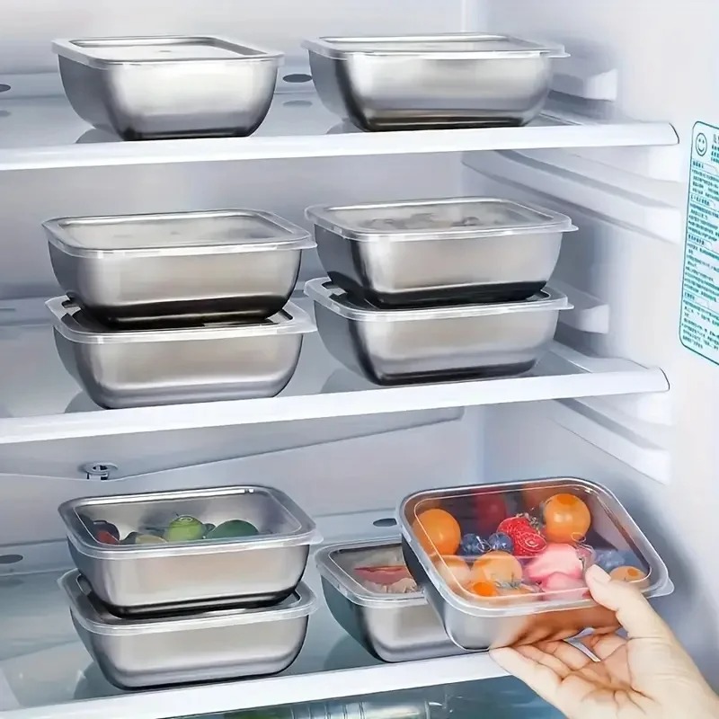 2 штабелируемые коробки для ед – обзор и цена Food Storage Stackable Containers
