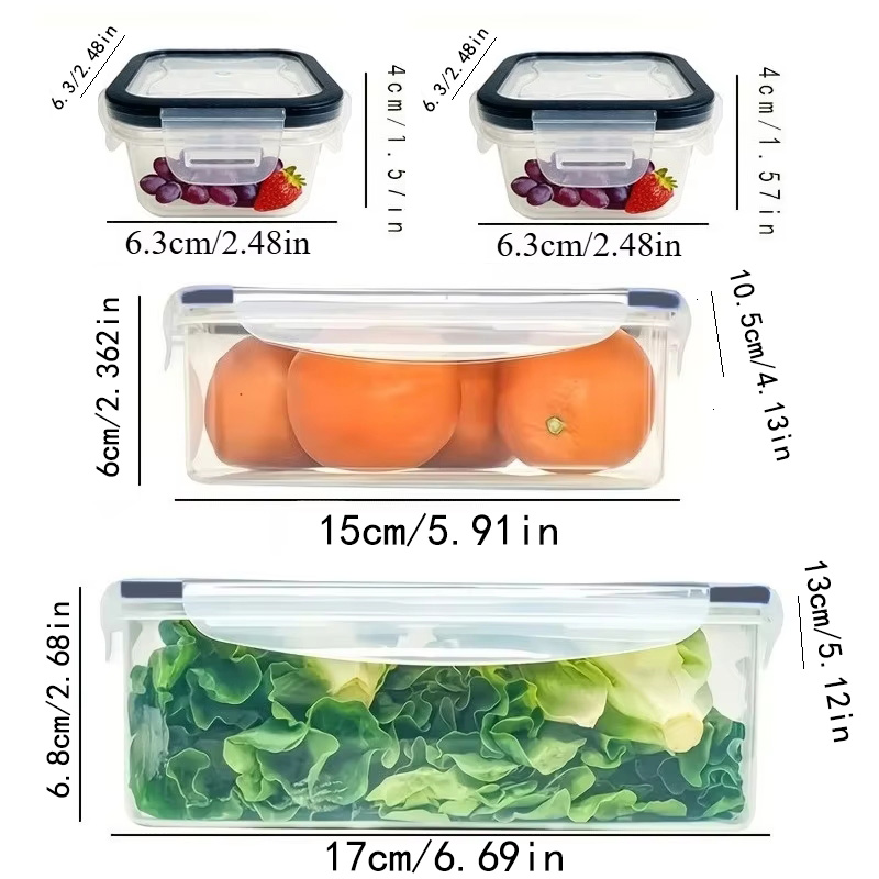 Набор из 8 предметов: 4 контей – обзор и цена Food Storage Organization