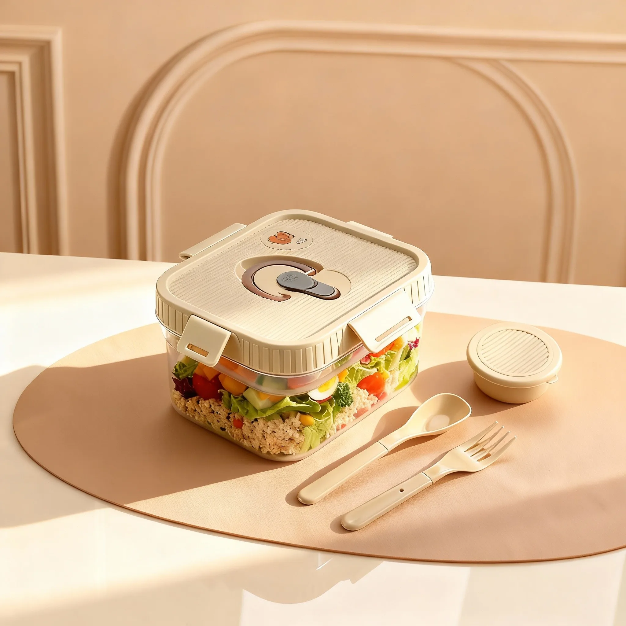 Портативный пластиковый ланч-б – обзор и цена Food Storage Box Large