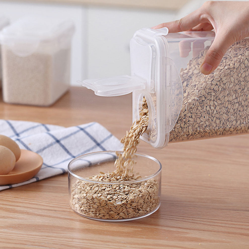 Набор из 2 прозрачных пластико – обзор и цена Food Storage Jars Plastic
