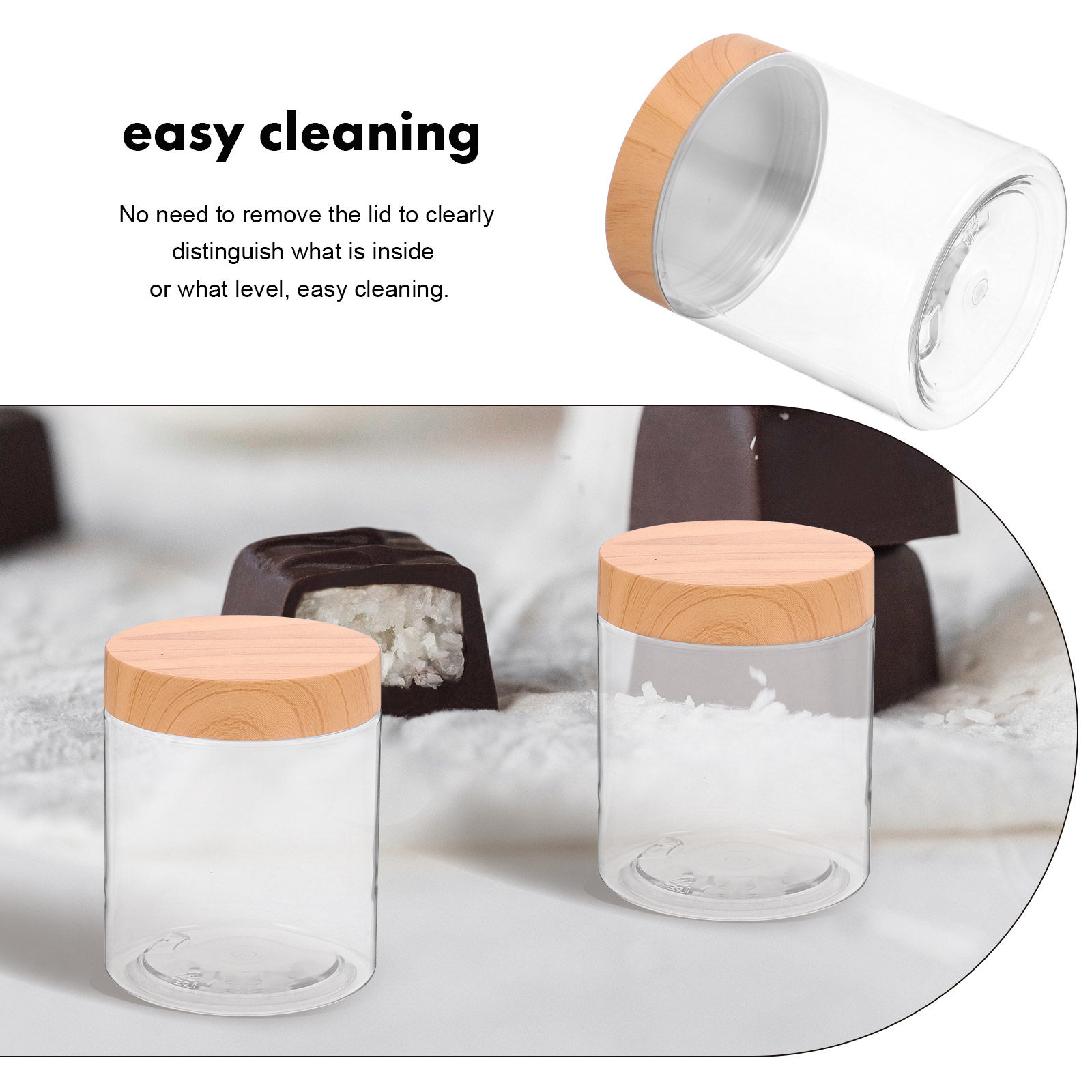6 шт. герметичных контейнеров  – обзор и цена Food Storage Jars Plastic
