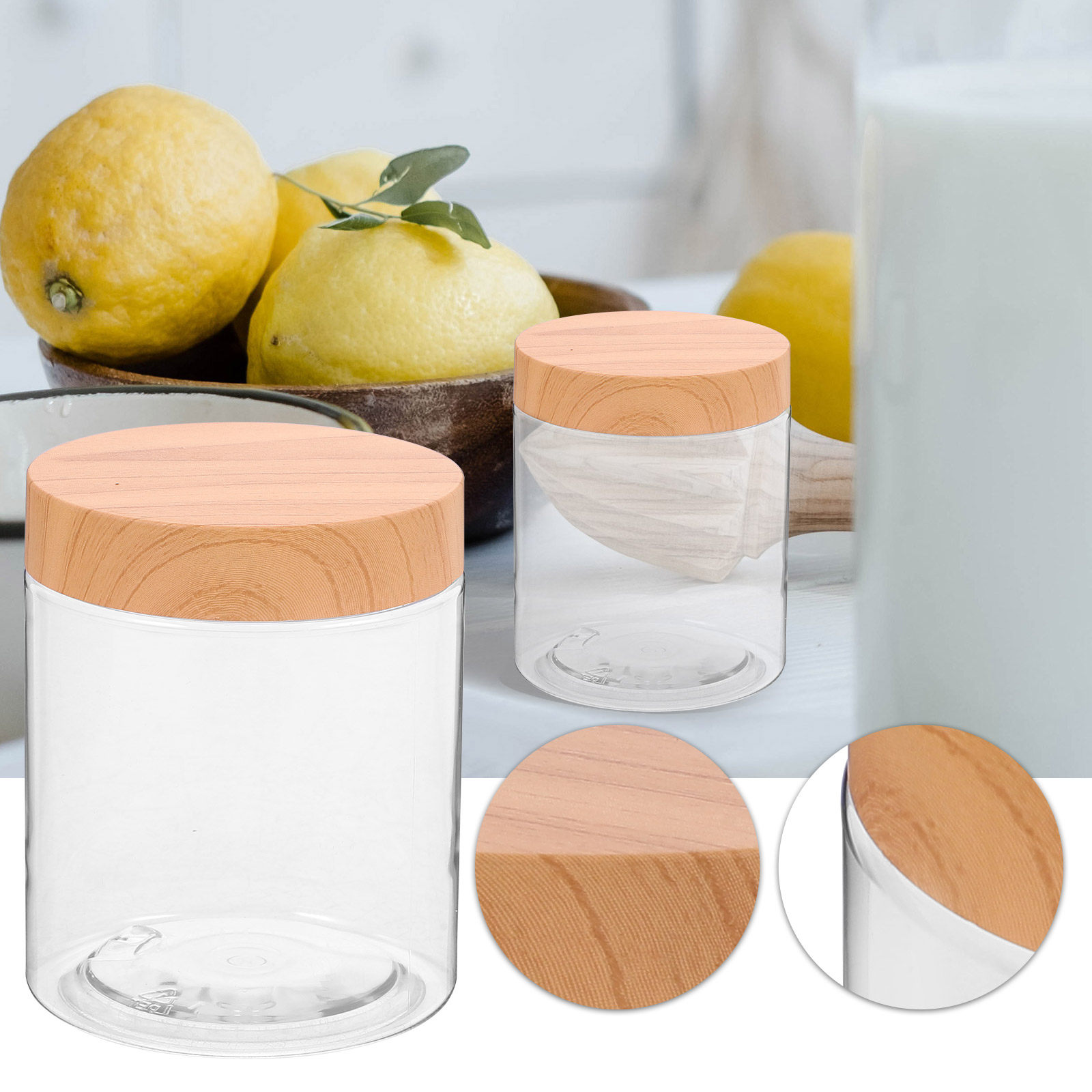6 шт. герметичных контейнеров  – обзор и цена Food Storage Jars Plastic