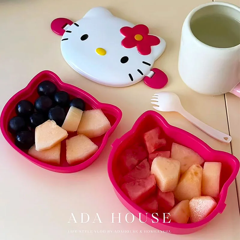 Милый ланч-бокс в форме Hello  – обзор и цена Food Storage Jars Plastic