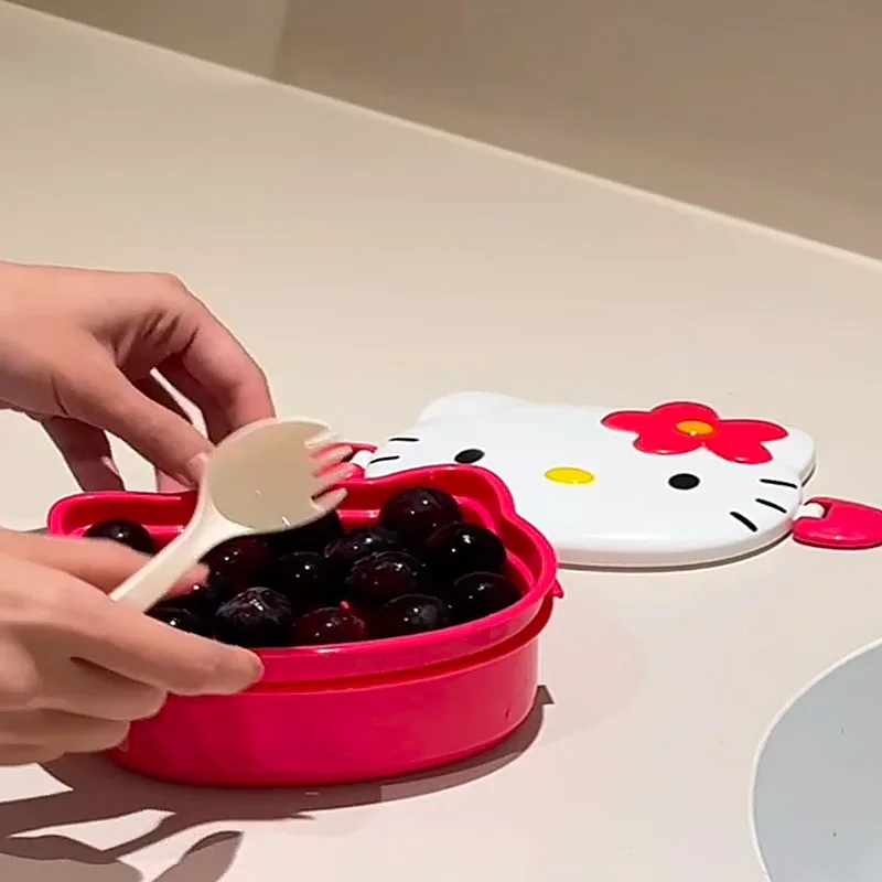 Милый ланч-бокс в форме Hello  – обзор и цена Food Storage Jars Plastic