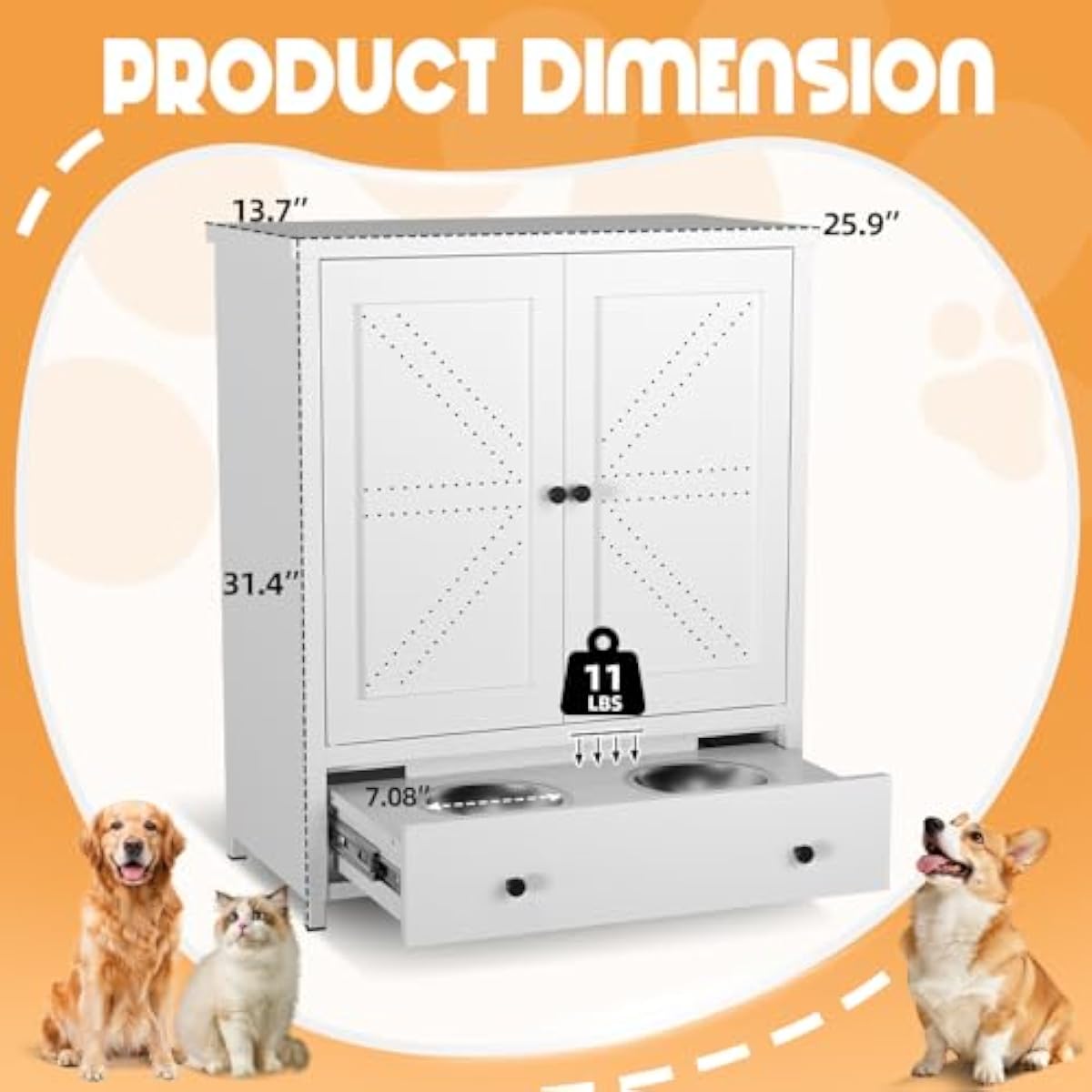 Металлическая кормушка для дом – обзор и цена Food Storage Dog