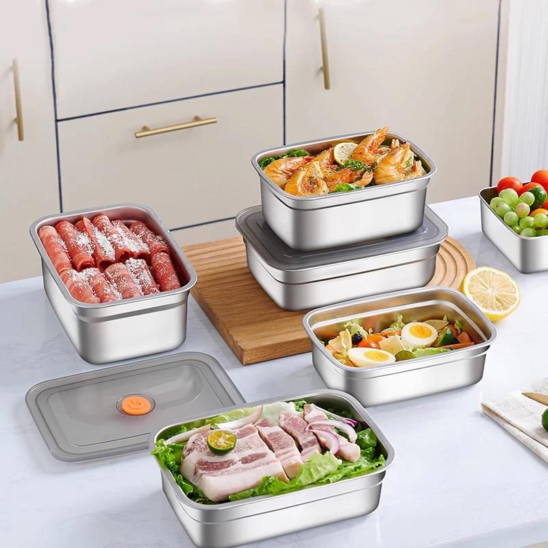 Герметичный ланч-бокс из нержа – обзор и цена Food Storage Box Large
