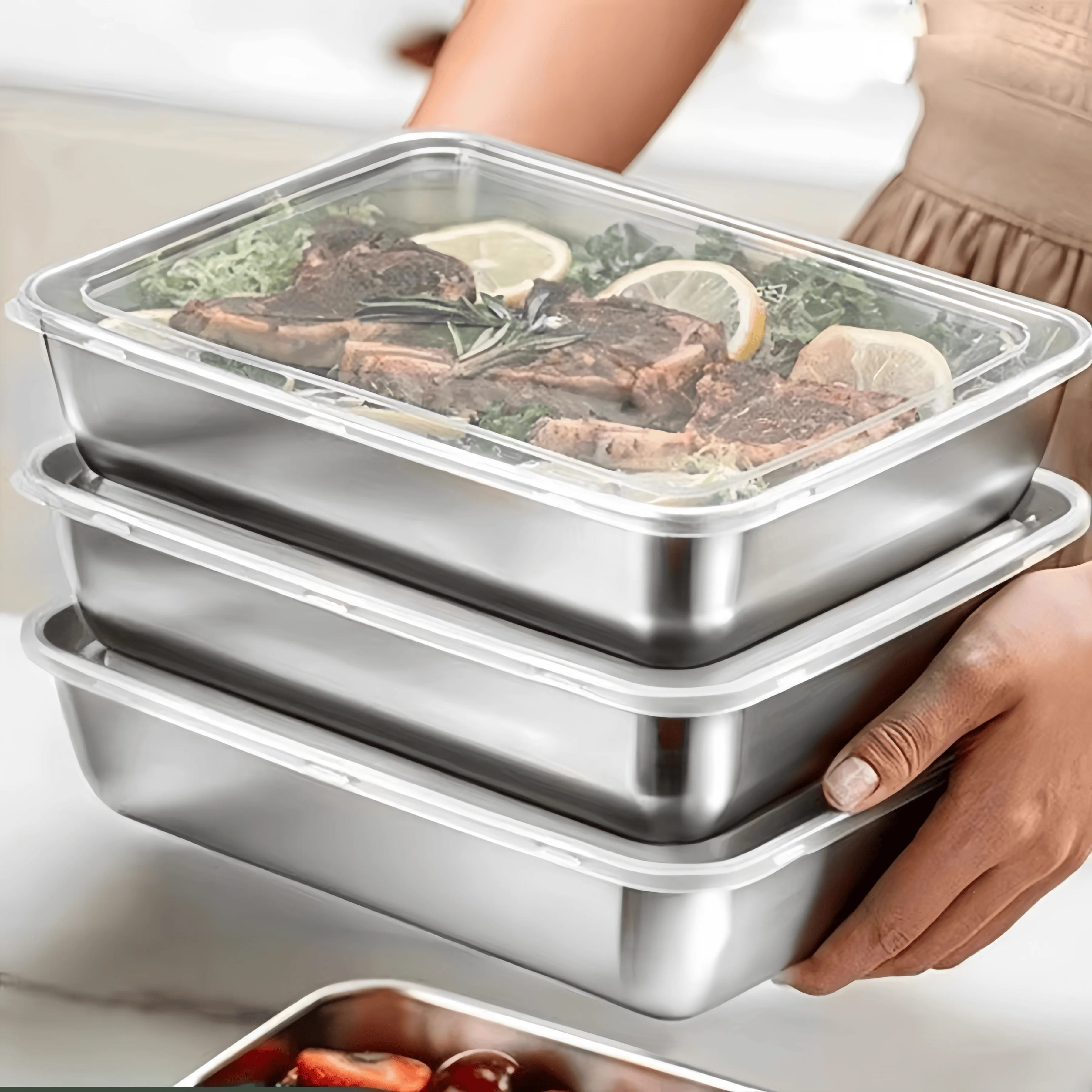 Герметичный ланч-бокс из нержа – обзор и цена Food Storage Containers With Lids